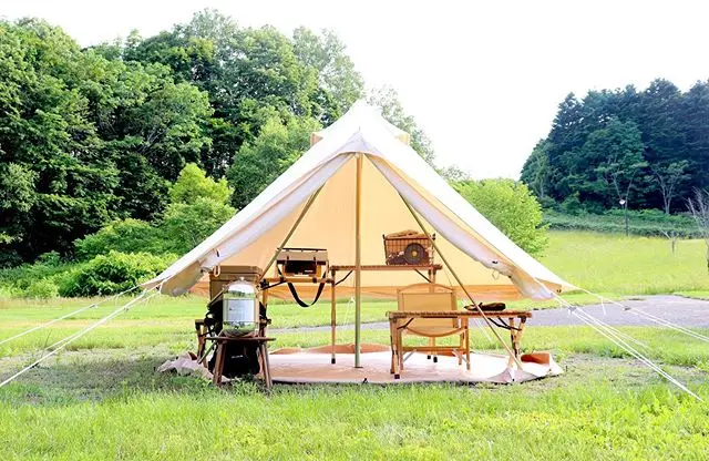 USA warehouse DANCHEL OUTDOOR 4 Season Oxford Waterproof Yurt Tents Luxury Family Bell Tent for Events