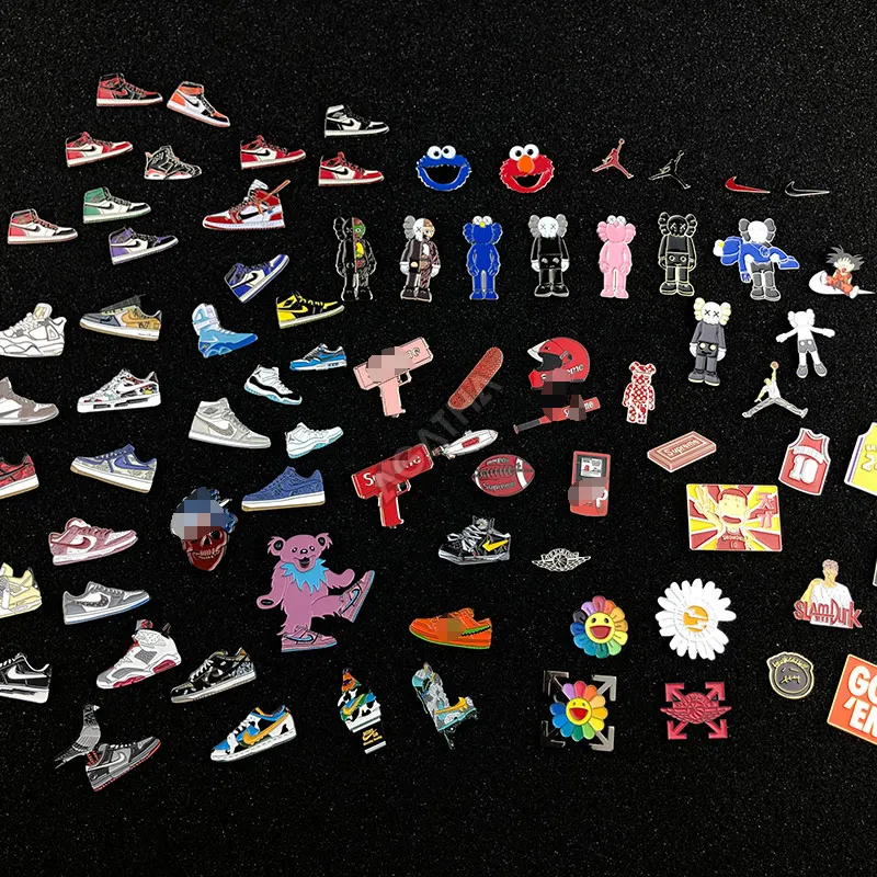 metal wholesale assorted cute hat lapel funny hard custom enamel pins bulk