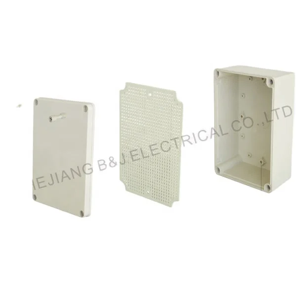 IP68 ABS plastic electronic enclosure waterproof din rail plastic enclosure