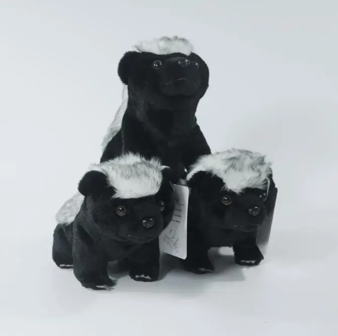 Hot selling cute honey badger plush stuffed animal toy fanny honey badger plush badger soft plush toy stuffed animal