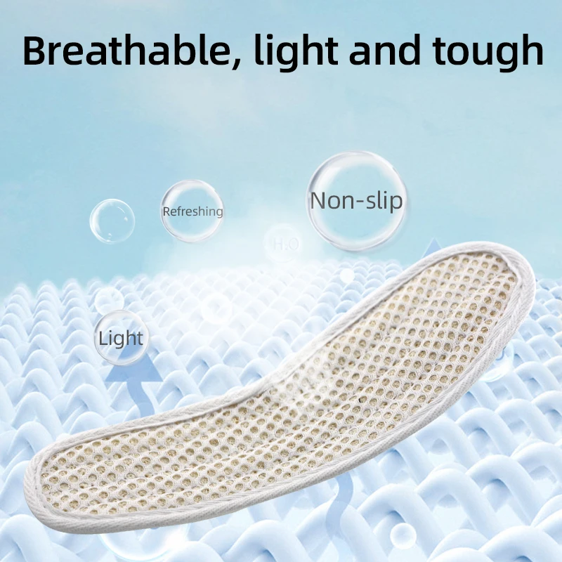 Wholesale loofah insoles safe for the feet providing a comfortable feeling eco-firendly material meticulous seam