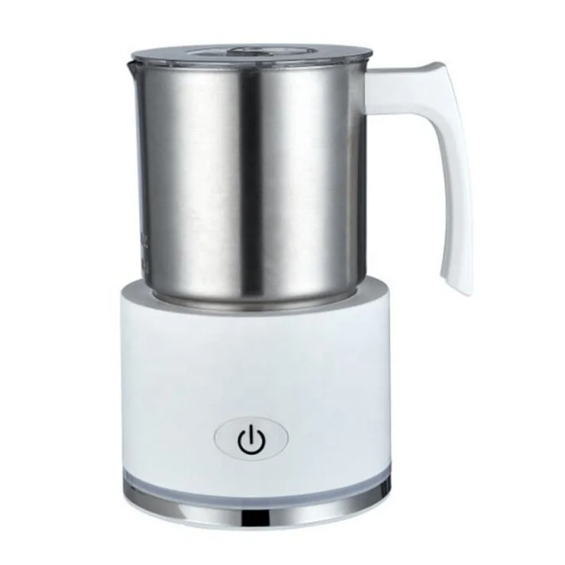 2022 Battery Operated automatic hand milk frother electric coffee frother With Stainless Steel Whisk
