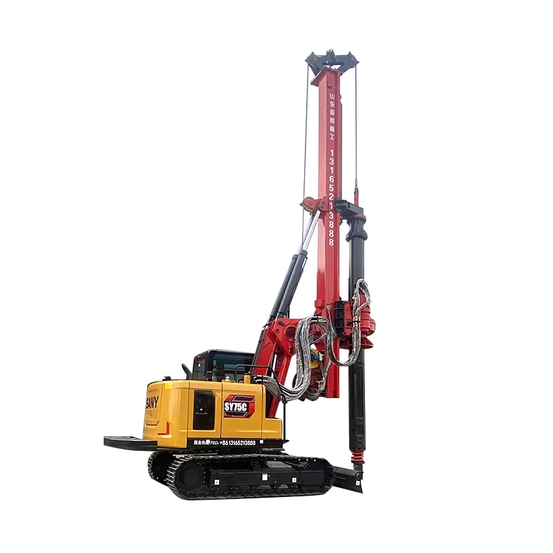 High Performance Drilling Depth 15m Pile Driver Machine Multifunctional Hydraulic Drilling Machine Rotary Drilling Rig