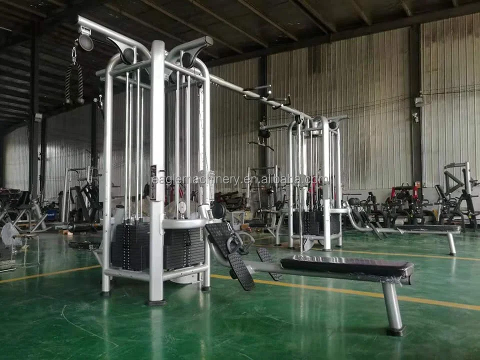 YG-2064 Commercial Fitness Cable Jungle Multi Functional Trainer 8 Station Multi gym Functional OEM Customized