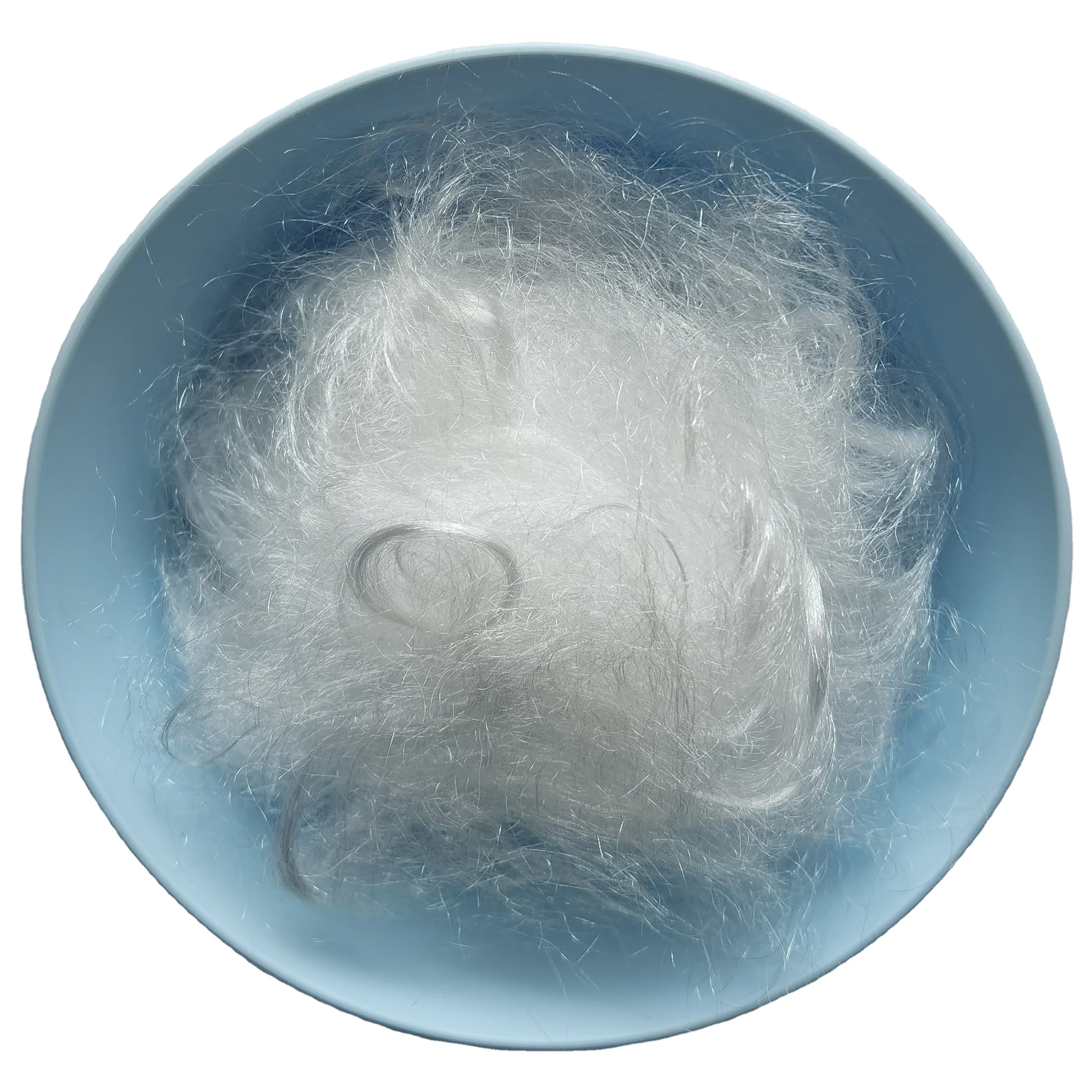 High quality Nylon trilobal bright fiber/virgin nylon fiber /7D*51mm