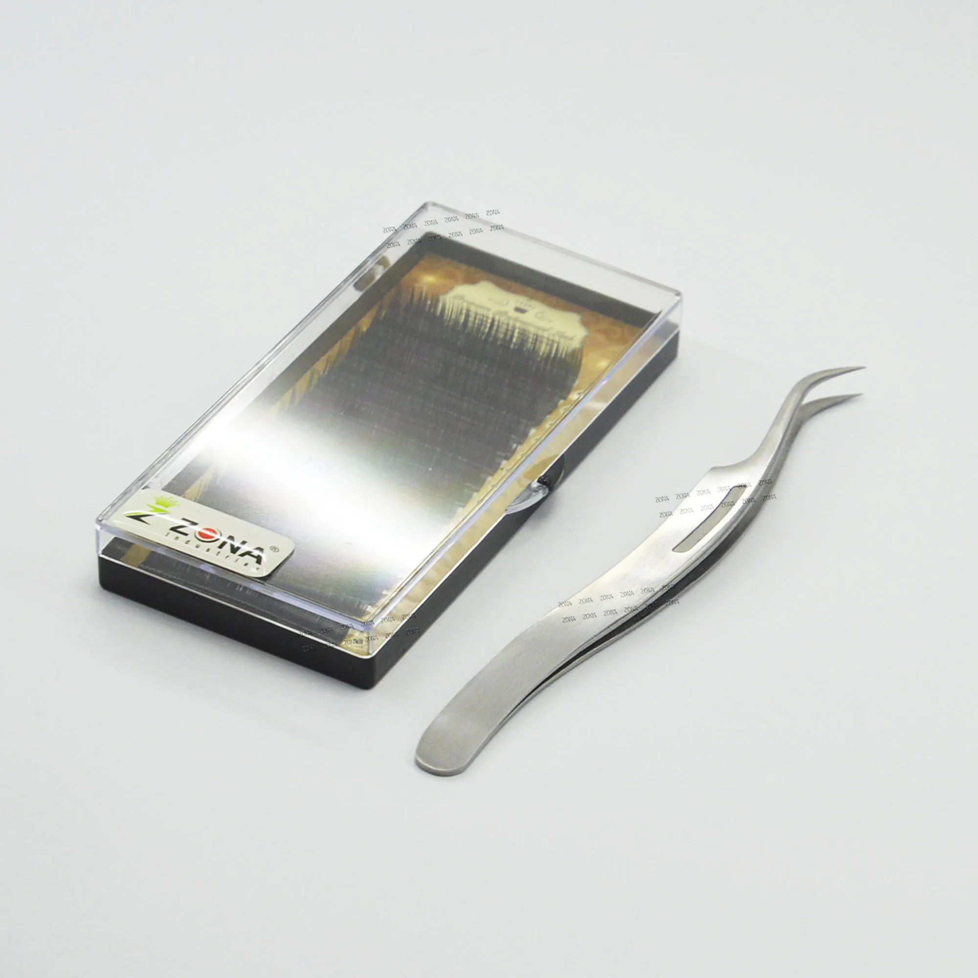 Precision Anti Static Eye Perfection False Extension Applicator Tweezers Solid Stainless Steel Lash Tweezers Manufacturer