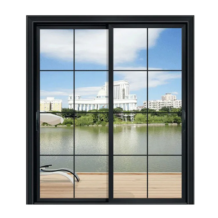 hot sale aluminum sectional design glass door garage  Interior Aluminium Sliding Glass Doors French Doors