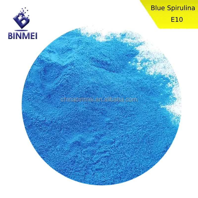 BINMEI Organic Phycocyanin E10 100% Natural Super Greens Spirulina Blue Powder  Free Sample Spirulina Extract Powder
