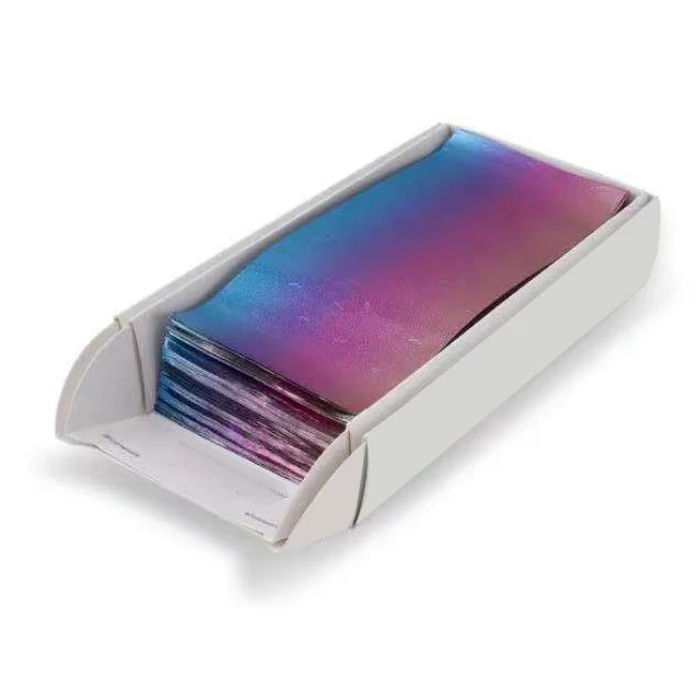 Pre cut folded foils hairdressing printed foils for hair color personalize hair salon foils