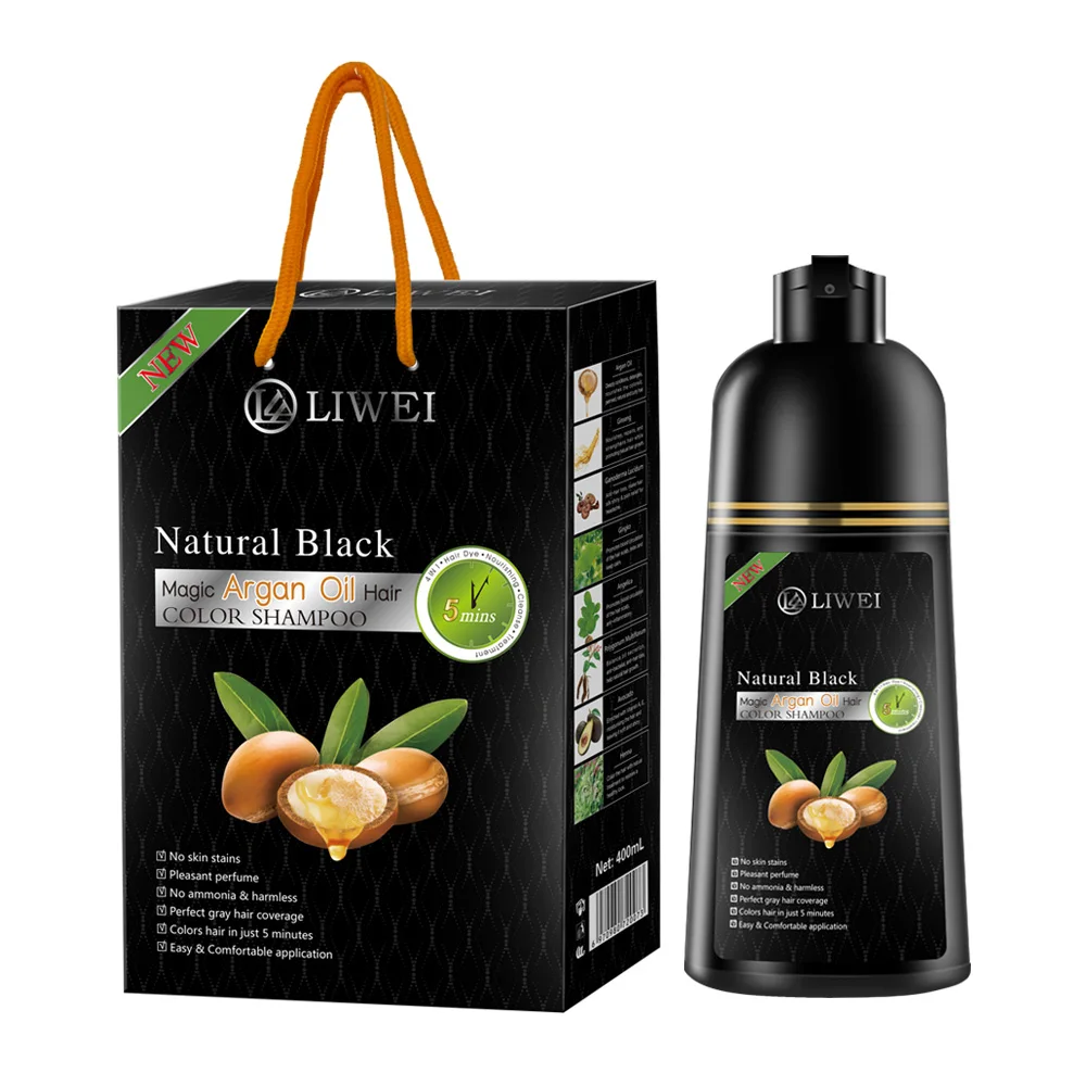 Оптовая продажа, индивидуальная фирменная торговая марка, китайский натуральный корейский шампунь для окрашивания волос