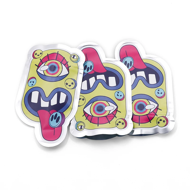 Custom Printed Plastic Aluminized Foil Zipper Smell Proof 3.5g Baggies Packaging Ziplock Mylar Bags