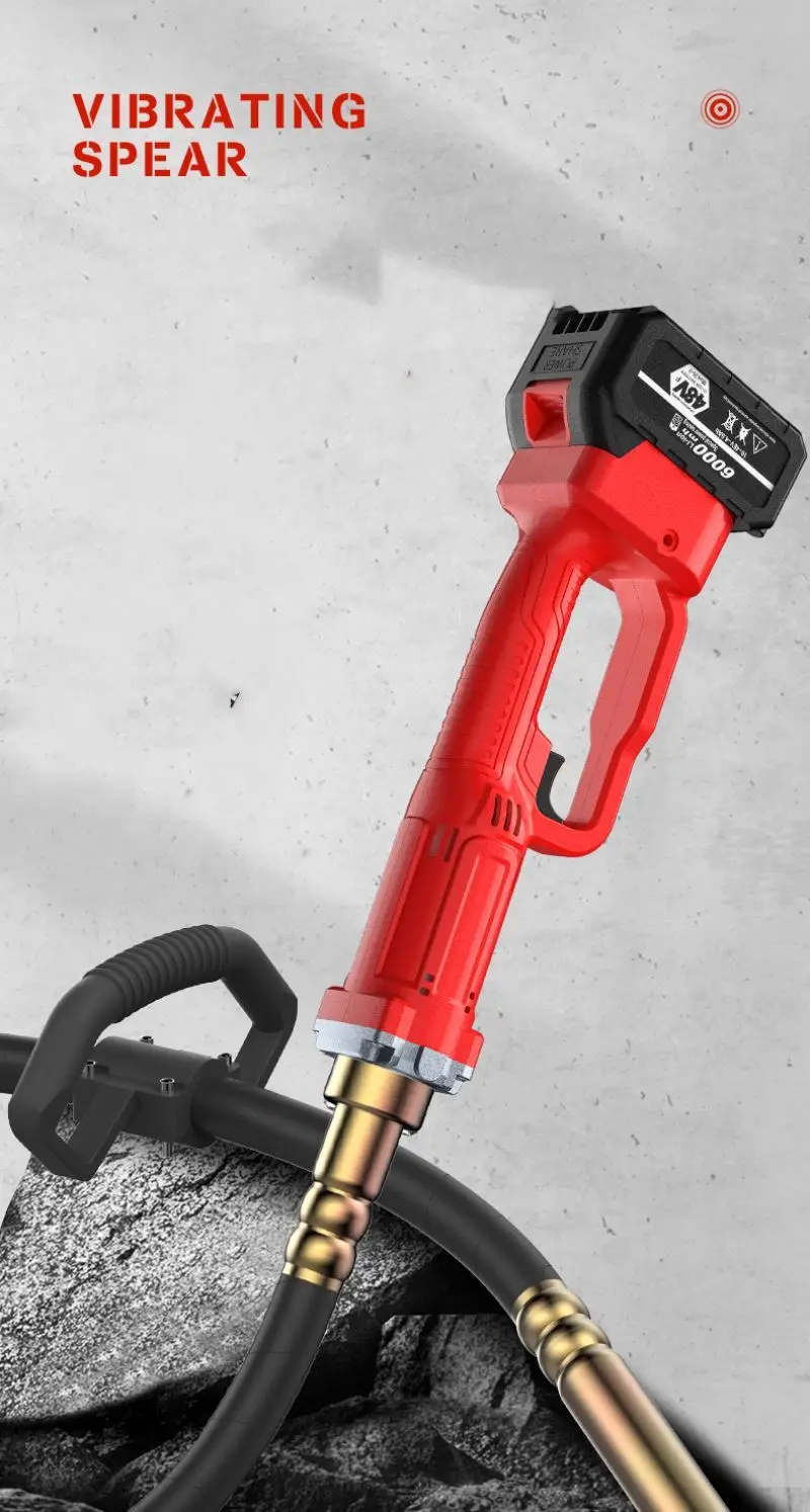 Handle portable electric concrete poker vibrator, small concrete hand vibrator