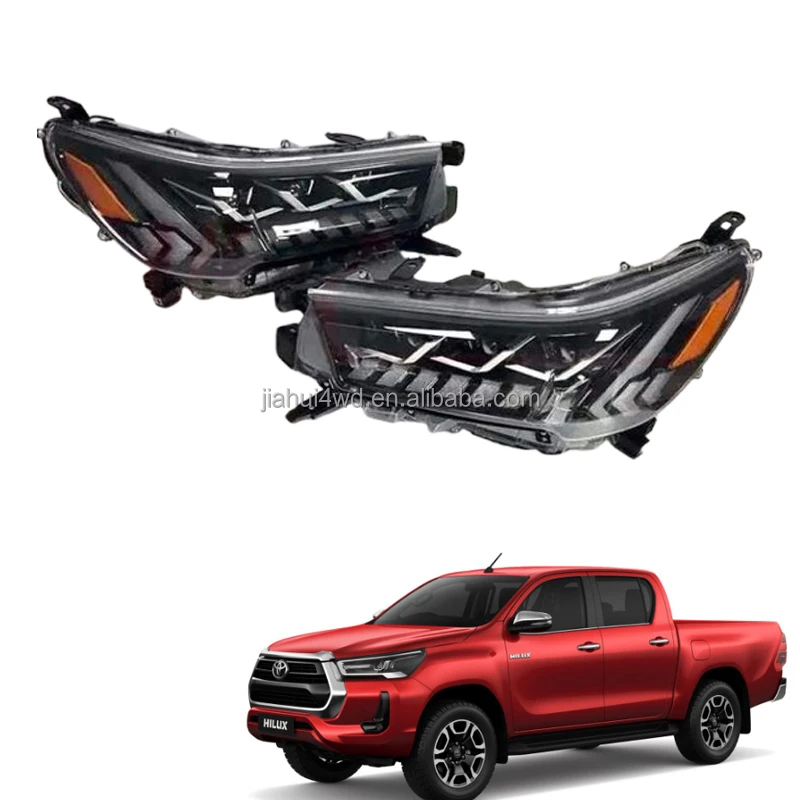 Для Toyota Hilux Revo Rogue 2 4 8 2020-2023 светодиодные фары DRL GR аксессуары