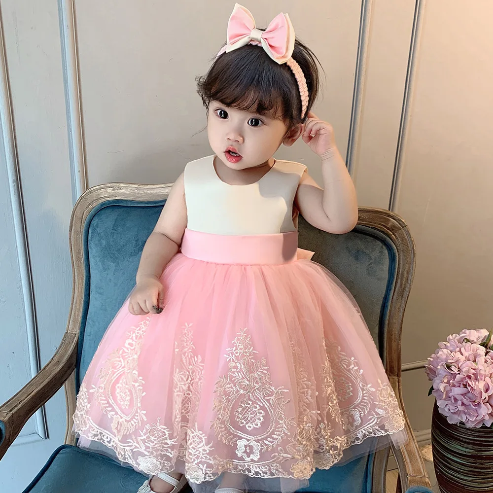
Baby Girls pettiskirt flower girl prom dress winter clothing children Christmas birthday party princess dress dress kids lace 