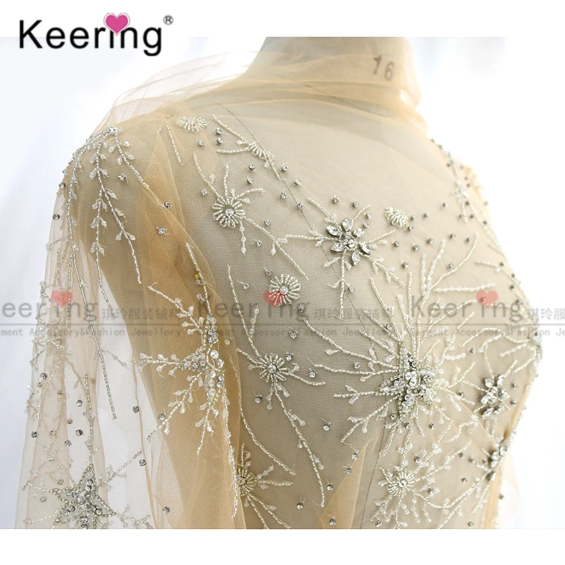 Keering Special Design Star and Flower Bodice Applique WDP-211