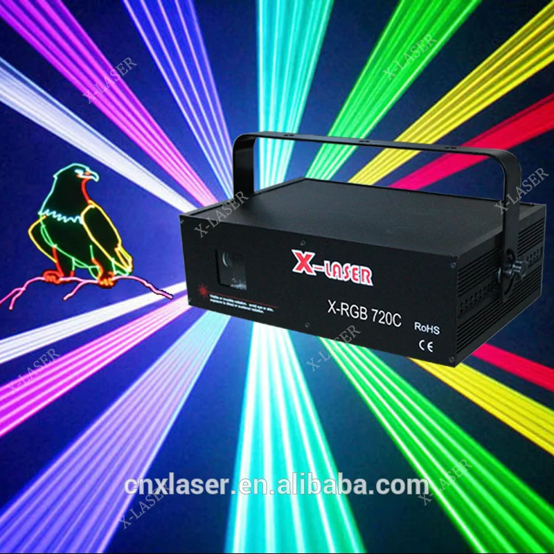 3W RGB full color laser light professional stage lights RGB show equipment beam light sky 3ds projector animation