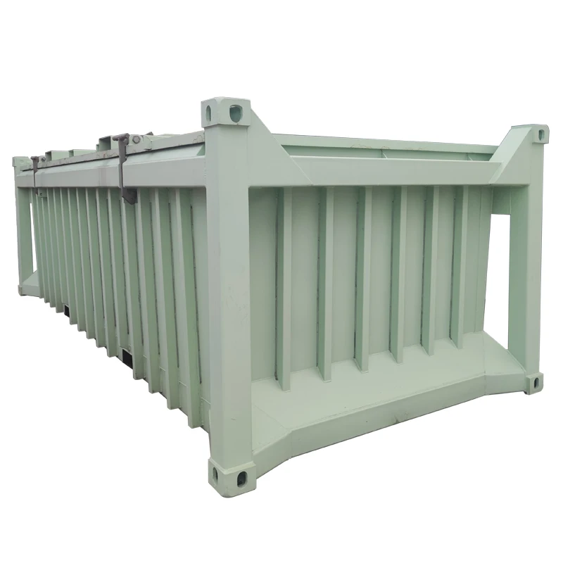 DNV 27-1.standard  10 foot  offshore cargo basket haif-weight open Top Dry steel container  platform container