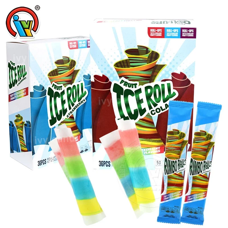 Hot selling halal OEM fruit roll ups candy gummy candy factory