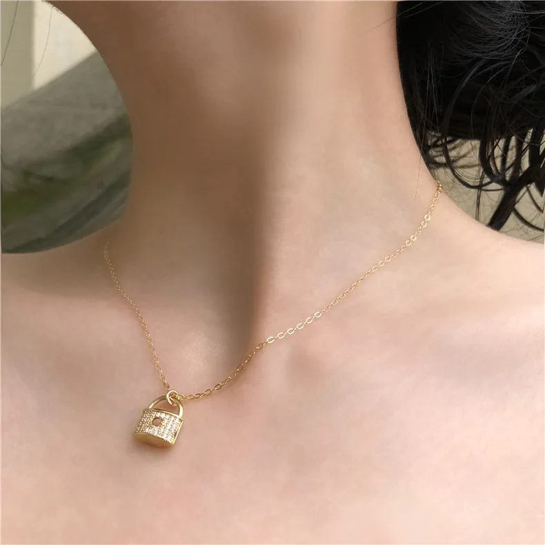 S925 Sterling Silver Chain Zircon Women Cherry Necklace Devil Eye Crystal Heart