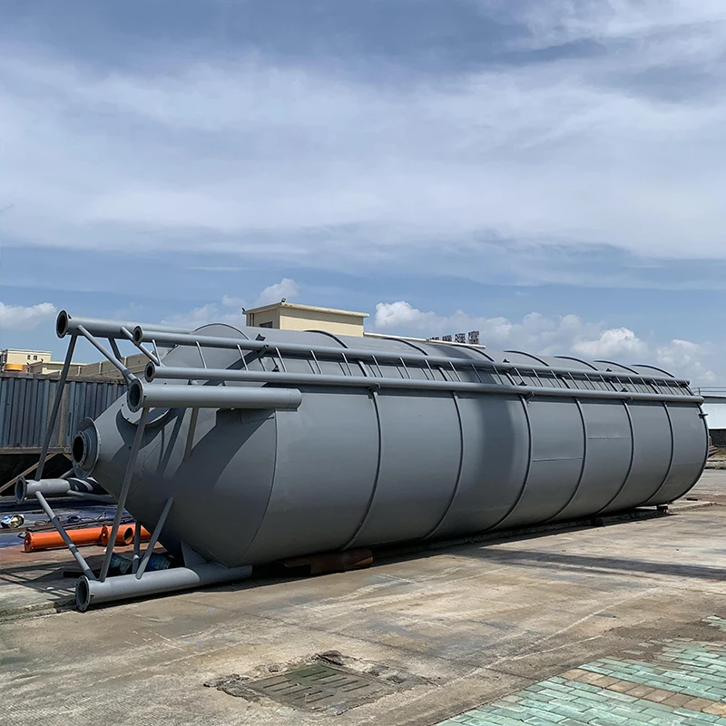 Cement Tank Parts High Efficiency Cement Silo 100 ton with Level Measurement Flake Vertical Cement Silo
