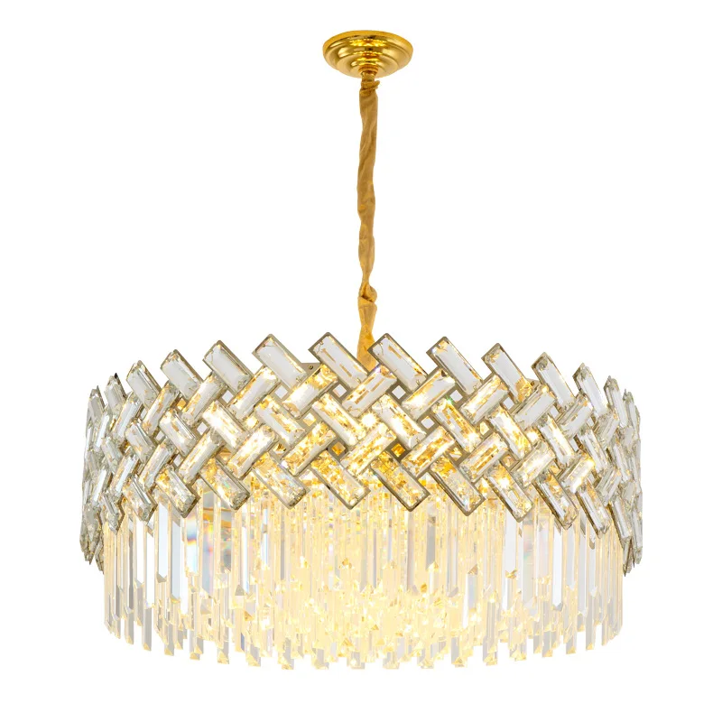 2023 Factory Wholesale Contemporary Chandeliers Villa Ceiling Lamp Chandelier K9 Crystal Globe Led Adjustable Pendant Lamp E14