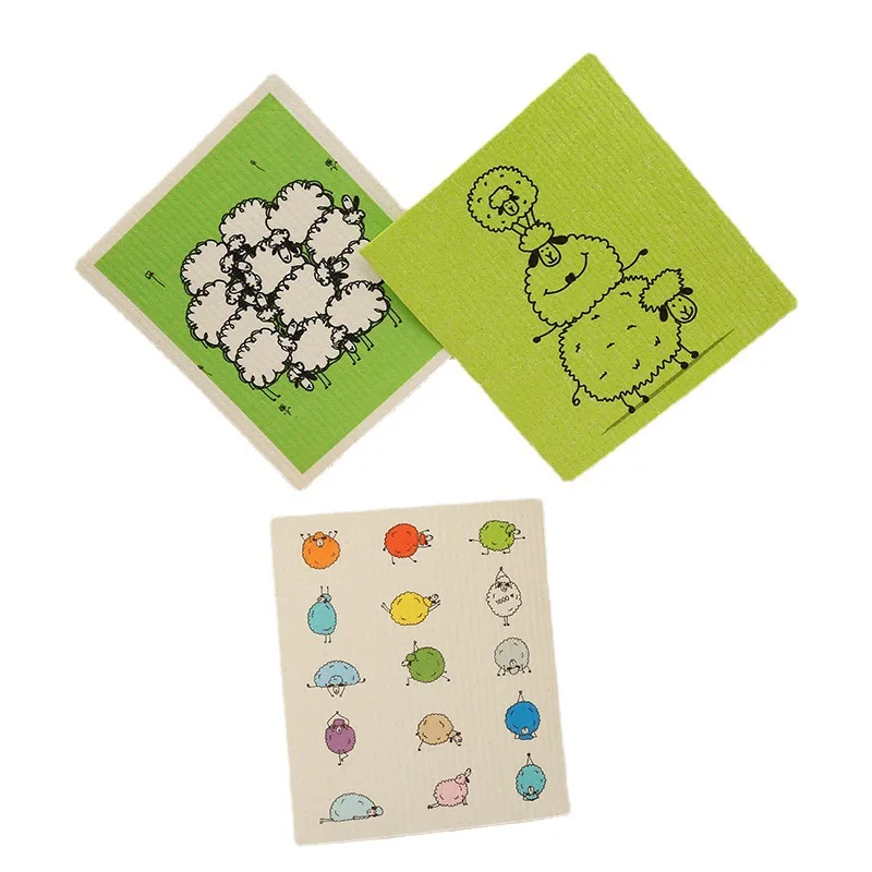 Cellulose Sponge Dishcloth swedish Dishcloth Cellulose Cotton Dish Sponge Cloth Swedish Dishcloths For Kitchen