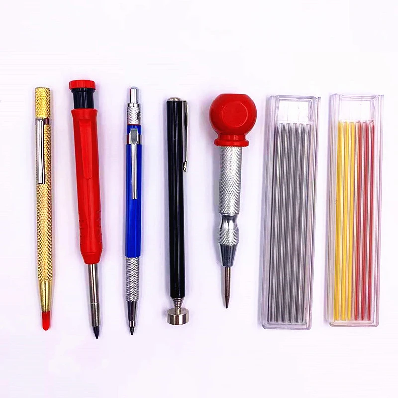 Multi-Purpose Carbide Tip Scribe Deep Hole Marker Marking Carpenter tools for Scriber Woodworking Construction Architect