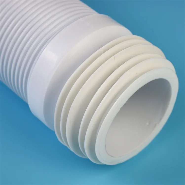 Toilet Connection Pipe Toilet Bowl Connecting Pan Connector Flexible Angular Bend Tube