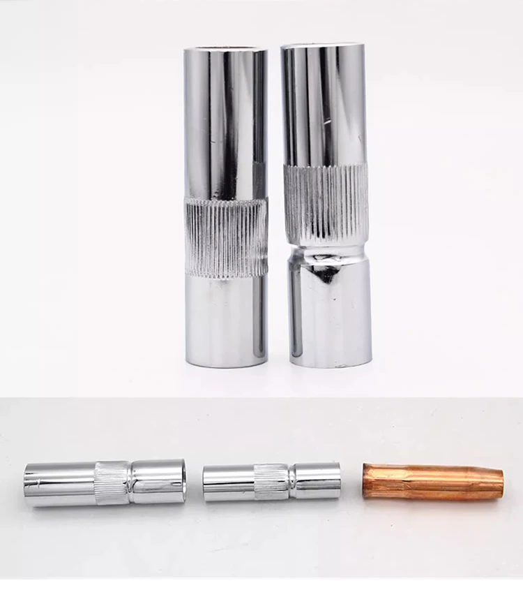 Factory Customized High Quality 350A Mig Welding Torch Nozzle Brazing Spare Parts Gas Nozzle