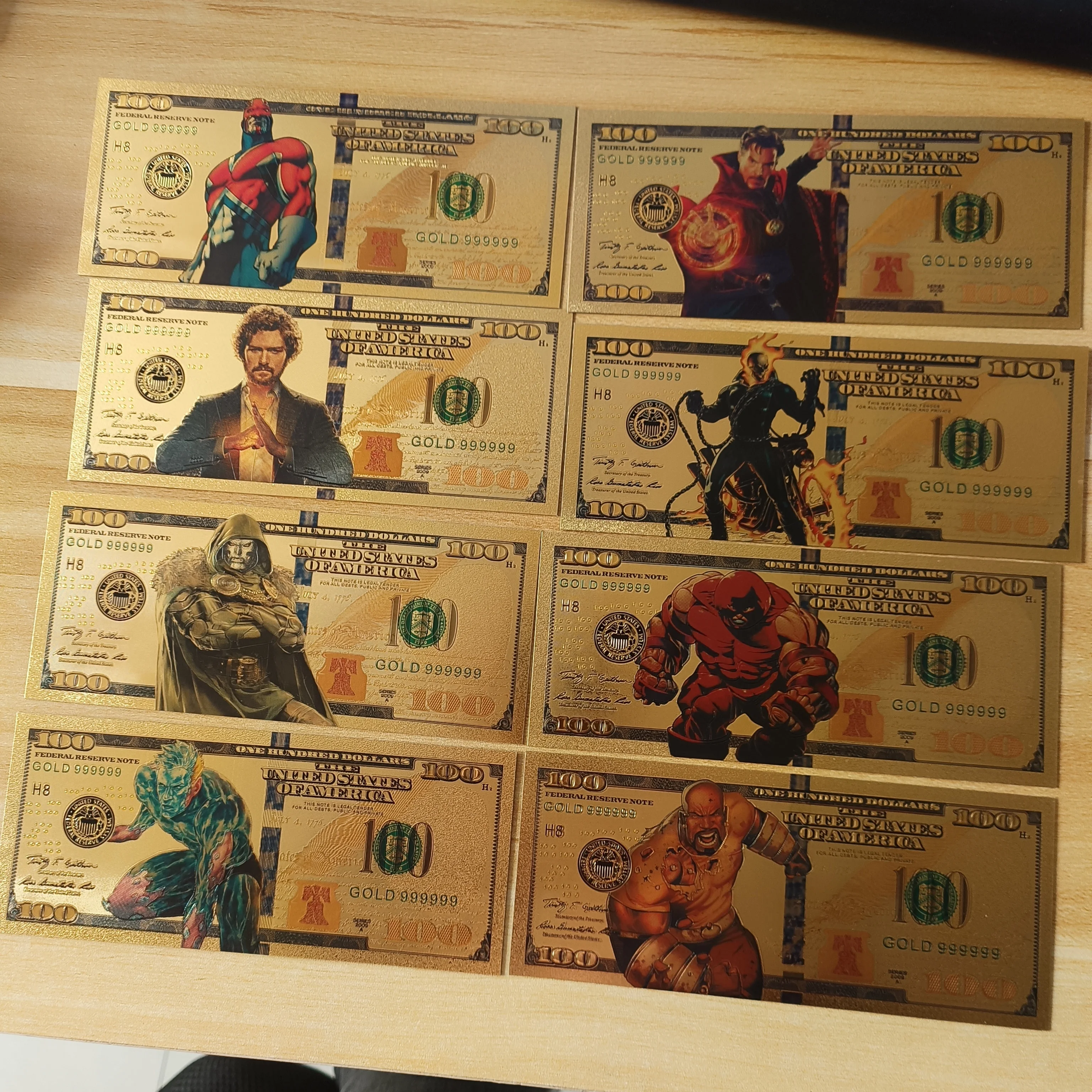 Wholesale of high-quality American money, movie props, game commemorative coins, gold foil US dollars, and various denominations