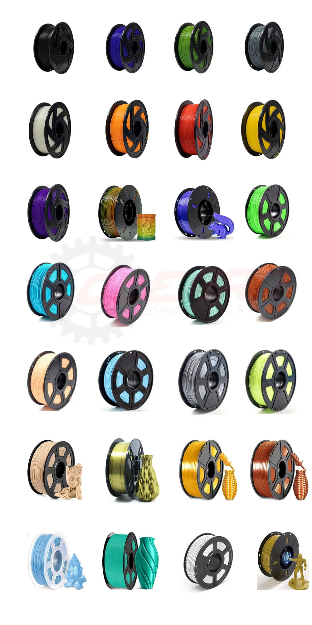 1.75mm 3D Printing Filament PLA Fit Fdm 3D Printer Purple