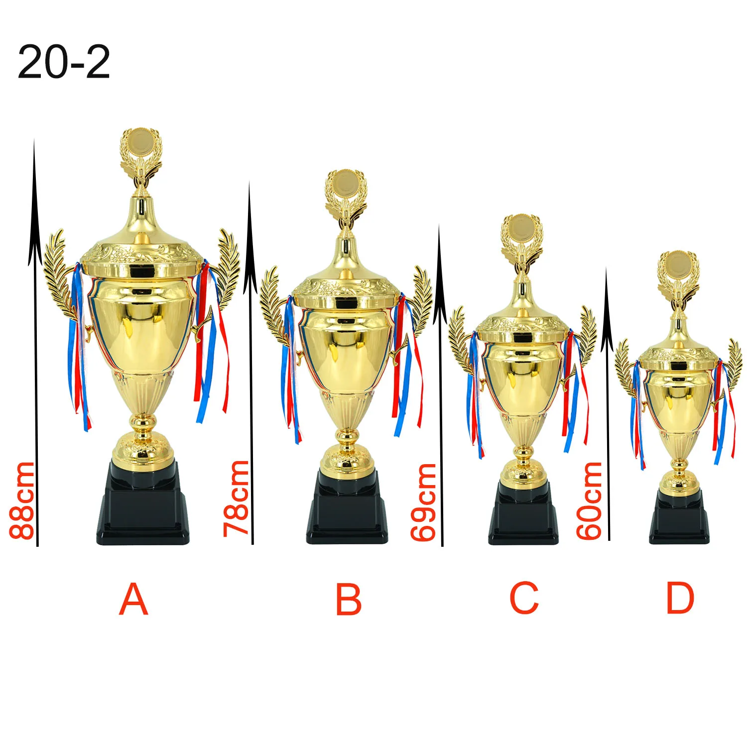 Trophy Cup Trophy Statue Trofeo Metal Award Cup Plastic Football Medals And Trophies Custom Metal Awards