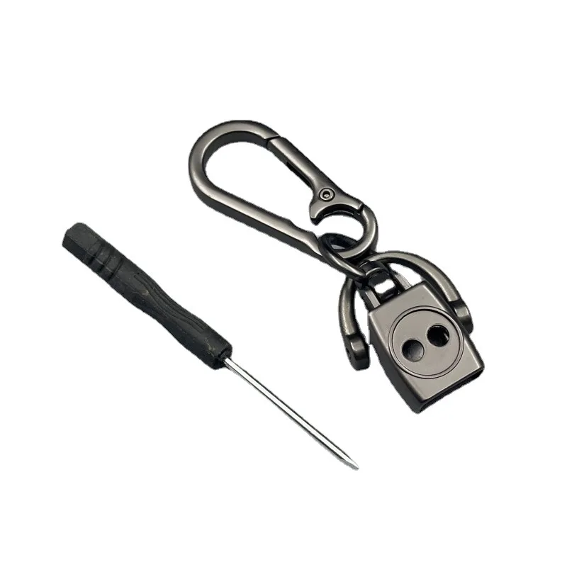 Metal car key chain pendant horse tellurium buckle hiking buckle