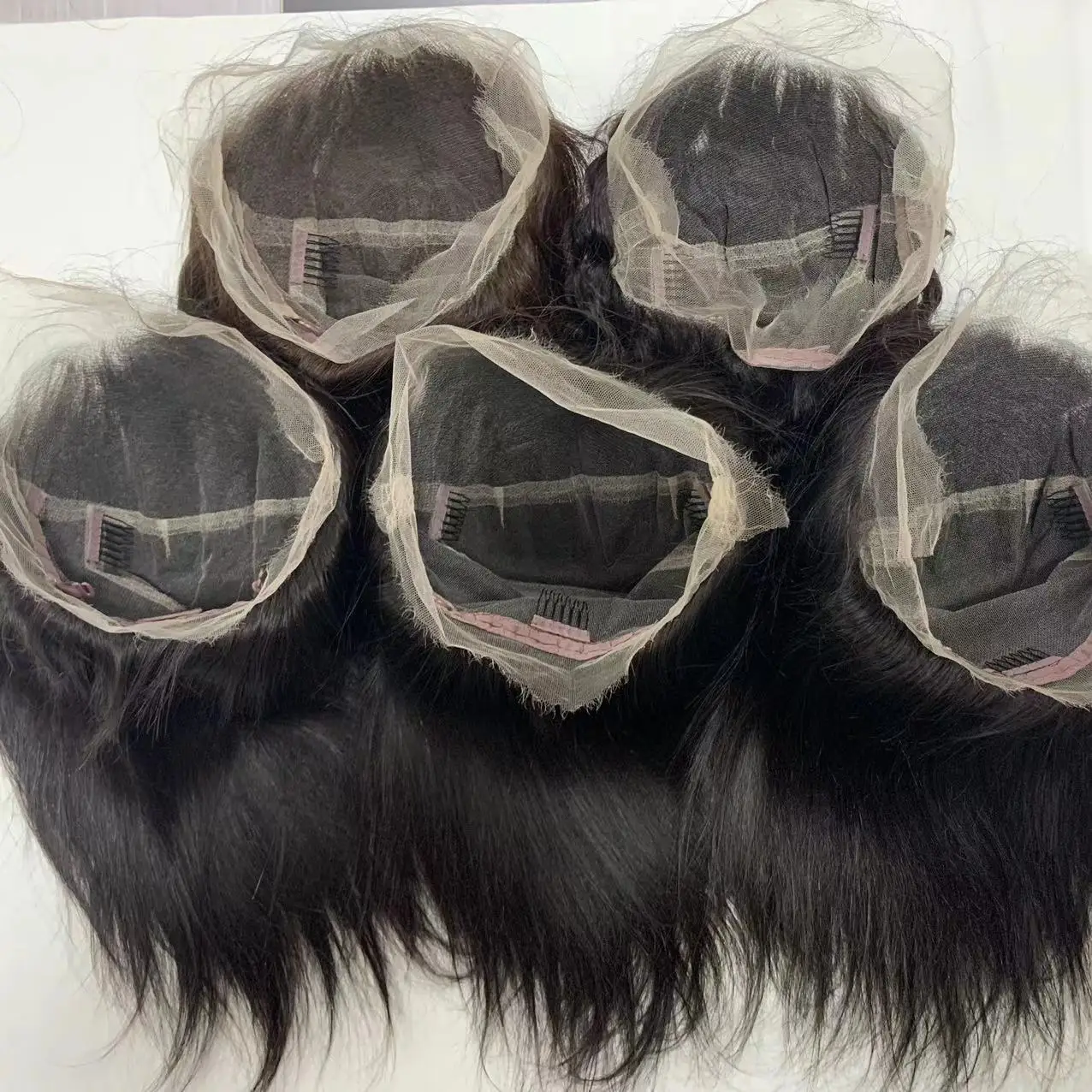 Wholesale HD Full Lace Wig Pre Plucked 13x4 13*6 HD Lace Front Wigs In Stock HD Lace 360 Wig Indian Human Hair
