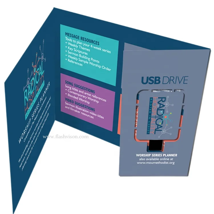 Promotional Paper USB Card 128MB 512MB Free Data 1GB 2GB 4GB USB Flash Drive for Marketing