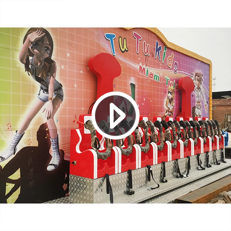 Luna Park Crazy Wave Adventure Funfair Attraction Scary Extreme Big Giant Rides Amusement Thrill Mini Miami Ride for Sale