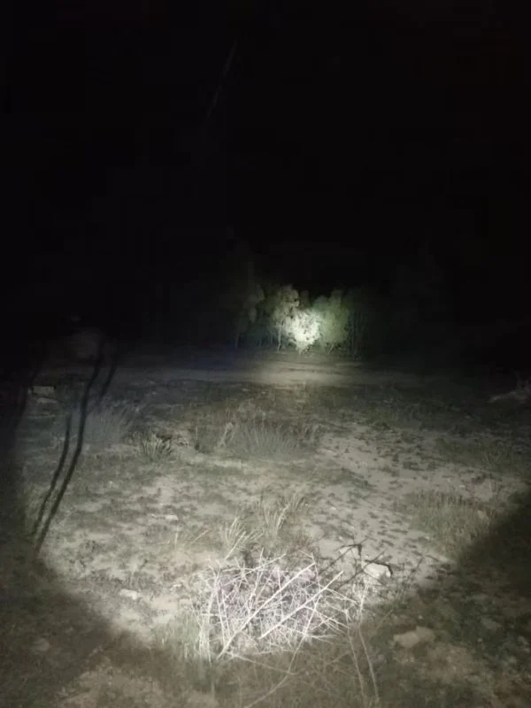 65W 6500lm LED Handheld hunting spotlight searching light