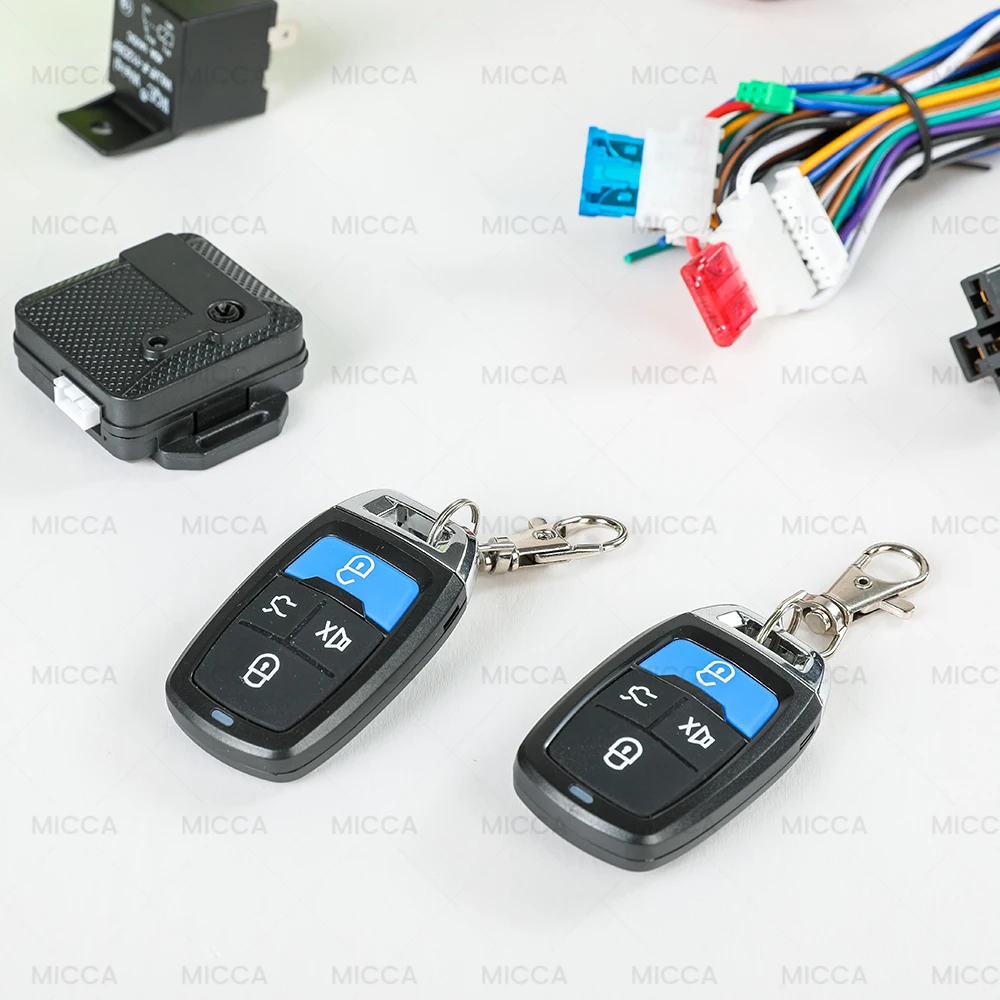 Easy Install Immobilizer System One Way Alarm Vehicle Security Car Alarm With 3 Modes Anti-Carjack