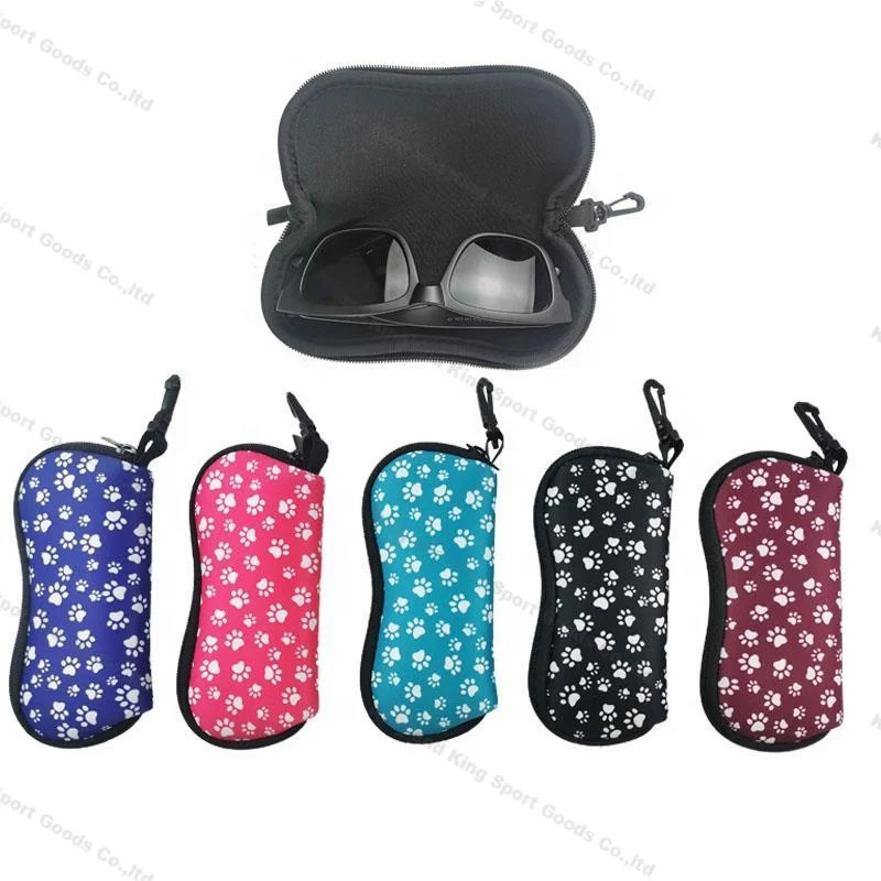 Готово к отправке способа изготовленный на заказ дизайн водонепроницаемый мешочек для очков Чехол портативный неопреновый чехол солнцезащитных футляр