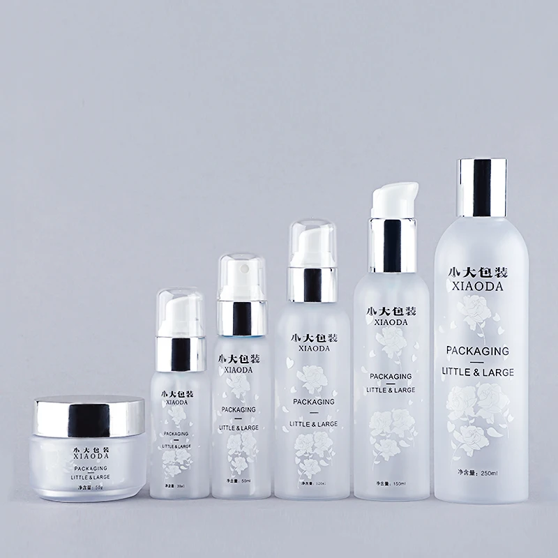 30ml lock lotion pump Double bottle in stock luxury cosmetic packaging no minimums