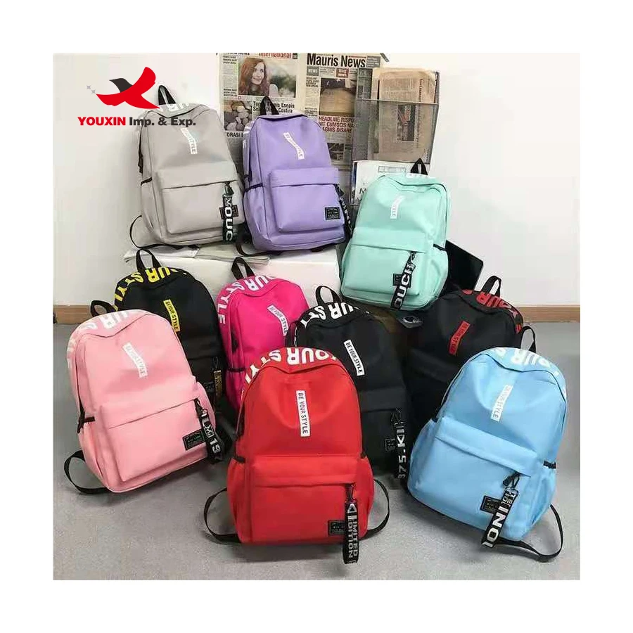 Рюкзак холст большой вместимости студенческий Модный маленький свежий рюкзак корейский стиль школьная сумка