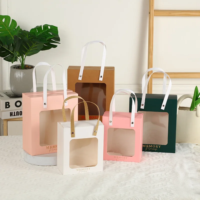 Wholesale Luxury Custom Printed Kraft Handle Paper Bag Recyclable Retail Packaging Clothing Shoes Fur Gifts Brand Logo Carton