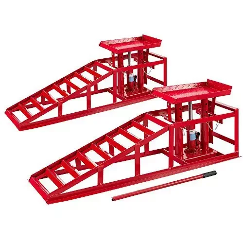 Car Ramp Car Lift Service Ramps Truck Trailer Garage Height Hydraulic Vehicle Ramps Double Cylinder Hydraulic Lift Tools
