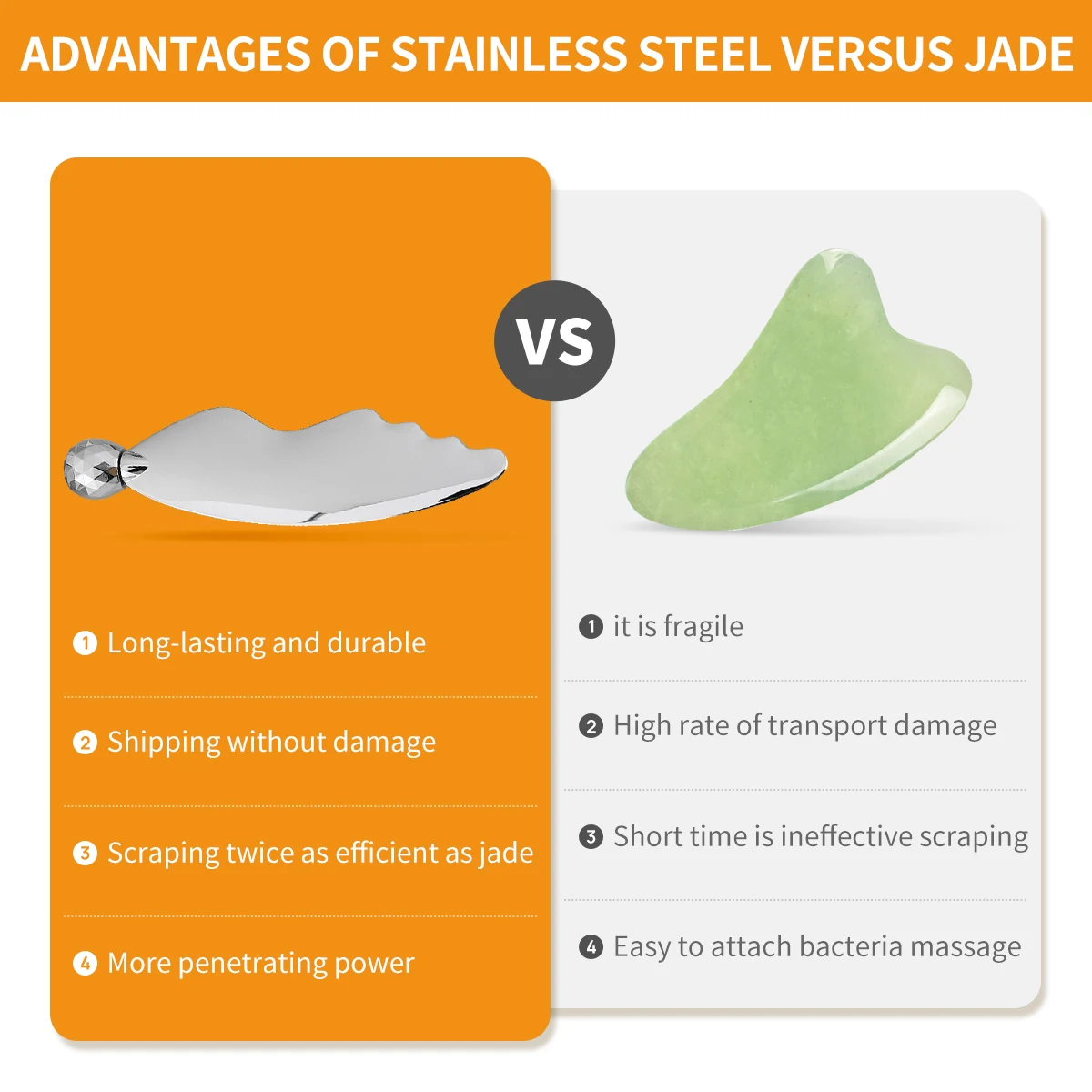 metal Eye Massage Roller Fish Scraping Muscle Gua Sha Stainless Steel guasha massage Guasha Board