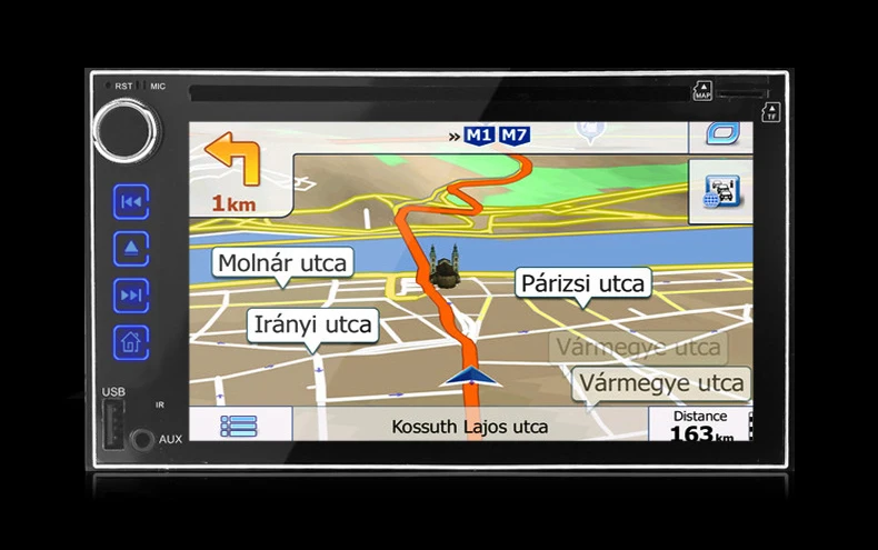 DVD full screen touch 6.2 inch car player reversing rear view multimedia audio car TV-car dvd player-subwoofer