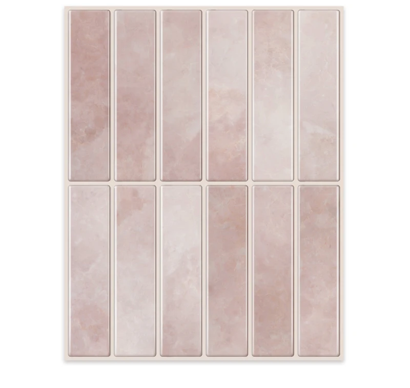 Eco-friendly Peel and Stick Kitchen Backsplash 3D Tiles interior design Self-Adhesive Wall Tiles for Kitchen Bathroom