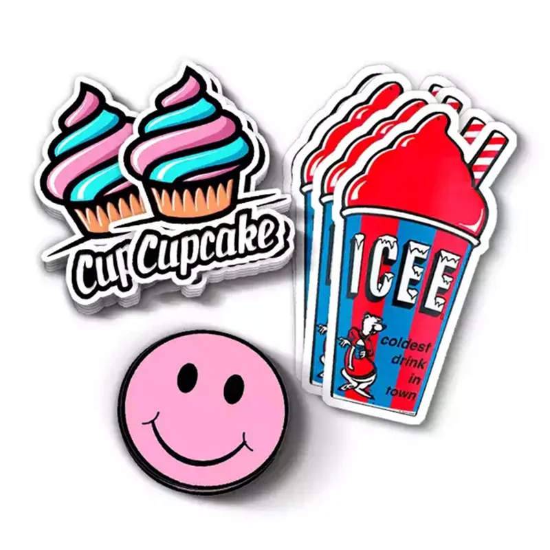 Waterproof die-cut vinyl sticker manufacturer custom laser-safe 3D holographic labels