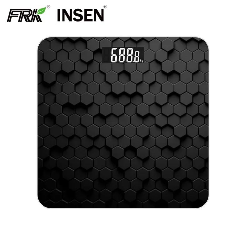 Customization Marble Pattern Aaa Batteries 180Kg 396Lb Digital Bathroom Body Scale With Voice Function