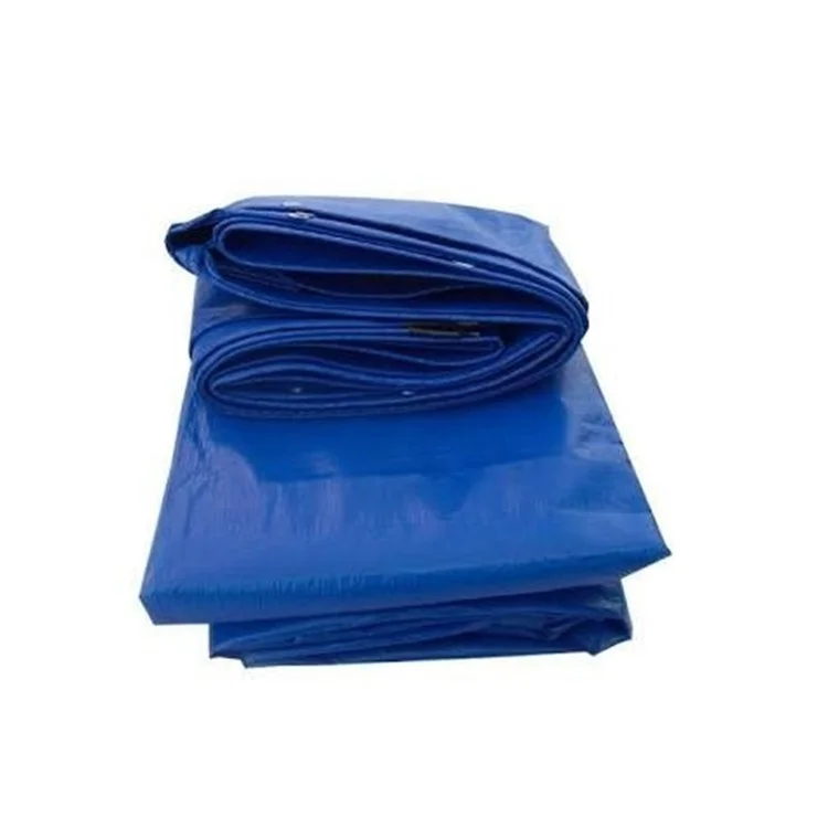 blue orange  Virgin hdpe woven LDPE coated Korea PE Tarpaulin Plastic Sheet