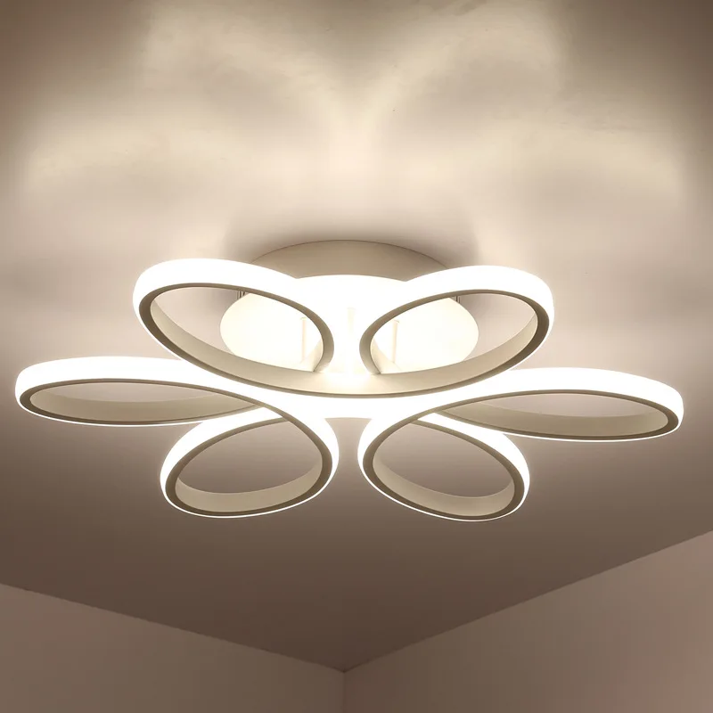 Living Room LED Ceiling Light Modern Dia74cm Flower LED Ceiling Lamp